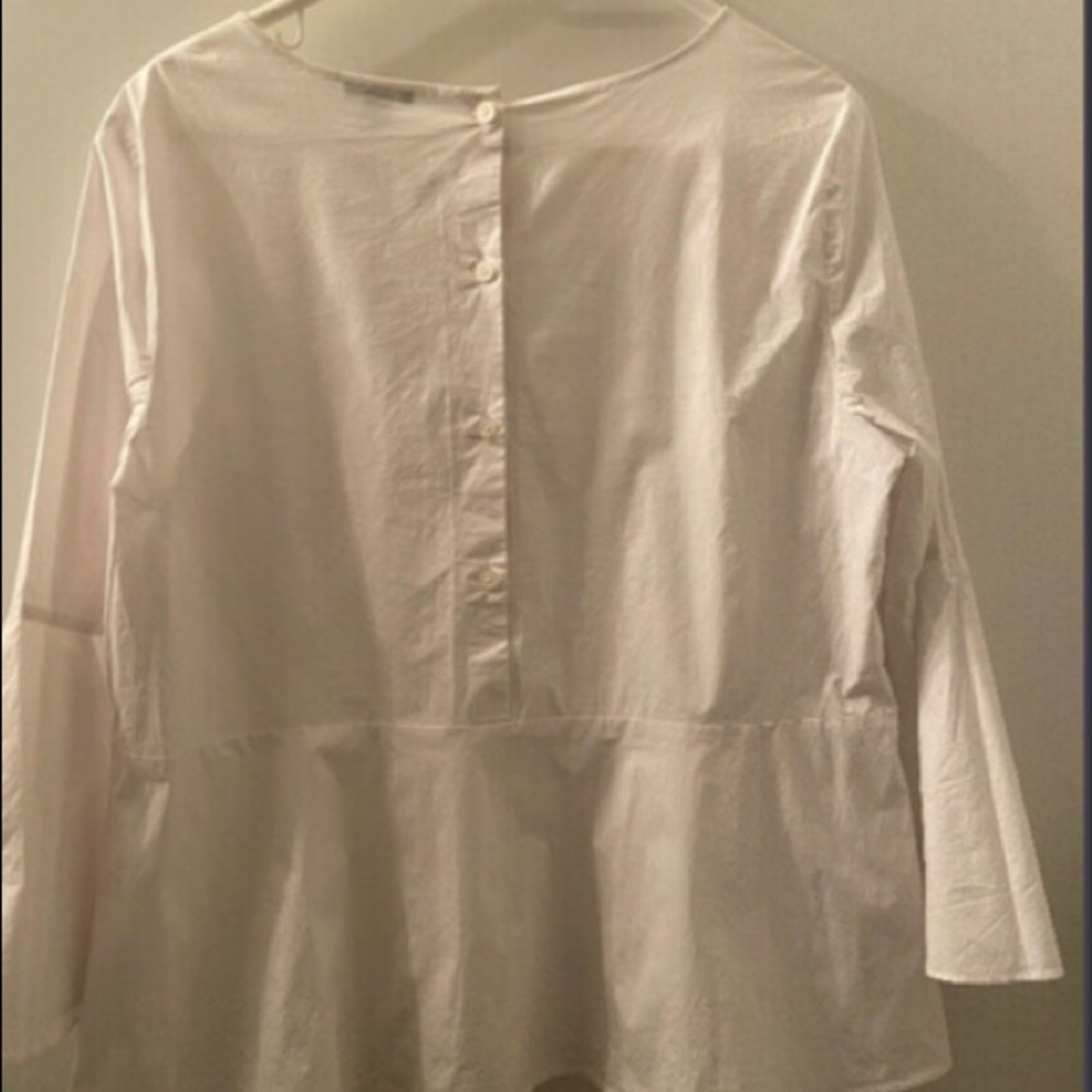 Ann Taylor Bell-Sleeve Blouse